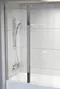 Шторка на ванну стеклянная «Ravak» CVS2 100 Transparent/хром левая, фото №1