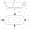 Ванна акриловая «Ravak» Solo 178/80 с ножками с сифоном белая, фото №9