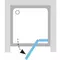 Душевая дверь «Ravak» Smartline SMSD2 120/190 A Transparent/хром правая, картинка №6