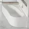 Ванна акриловая «Ravak» Chrome 170/105 без опор без сифона белая левая, картинка №2