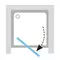Душевая дверь «Ravak» Pivot PDOP1 90/190 Transparent/белая универсальная, изображение №4