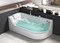 Гидромассажная ванна акриловая «Grossman» GR-17000 170/80 с каркасом с сифоном белая левая, фото №1