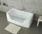 Гидромассажная ванна акриловая «Grossman» GR-15085 150/85 с каркасом с сифоном белая, изображение №4
