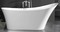 Ванна акриловая «Esbano» Dublin 170/80 с каркасом с сифоном белая, фото №1