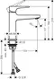 Смеситель для раковины «Hansgrohe» Metropol 32507990 с донным клапаном полированное золото, картинка №2