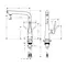 Смеситель для кухонной мойки «Hansgrohe» Metris Select M71 73811800 сталь, картинка №2