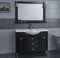 Мебель для ванной «СанТа» Монарх 105 чёрная, картинка №2