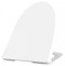 Подвесной унитаз безободковый «Belbagno» Alpha белый с сиденьем дюропласт с микролифтом белое, картинка №6
