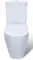 Унитаз компакт безободковый «Belbagno» Marino BB105CPR/BB105T белый (BB105SC) с сиденьем дюропласт с микролифтом, изображение №4