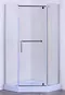 Душевой угол-ограждение «Esbano» ESD-8170 100/100 прозрачный/хром с поддоном универсальный, фото №1