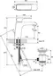 Смеситель для раковины «Ravak» Flat FL 013.00 с донным клапаном хром, фотография №3