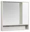 Зеркало с шкафчиком «Aquaton» Флай 100 без света белый/дуб крафт правый, фото №1