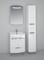 Мебель для ванной «Spectrum» Солар 55 с дверцами и ящиком белый лак, картинка №2