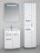 Мебель для ванной «Spectrum» Солар 60 с дверцами и ящиком белый лак, фото №1