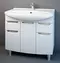 Мебель для ванной «Spectrum» Солар 75 с дверцами и ящиками белый лак, фотография №3