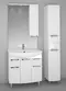 Мебель для ванной «Spectrum» Солар 75 с дверцами и ящиками белый лак, фото №1