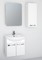 Мебель для ванной подвесная «Spectrum» Лион 60 с дверцами белый лак, фото №1