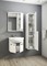 Мебель для ванной подвесная «Spectrum» Лион 60 с дверцами белый лак, изображение №4