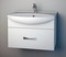 Мебель для ванной подвесная «Spectrum» Лион 65 с ящиком белый лак, картинка №6