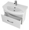 Мебель для ванной подвесная «Spectrum» Лион 65 с ящиком белый лак, изображение №8