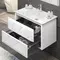 Мебель для ванной подвесная «Opadiris» Луиджи 70 белая матовая, фотография №3