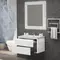 Мебель для ванной подвесная «Opadiris» Луиджи 90 белая матовая, картинка №2