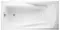 Ванна акриловая «Cersanit» Zen 170/85 63355 без опор без сифона ультра белая, фото №1