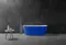 Ванна акриловая «Abber» AB9216-1.7DB 170/80 с каркасом с сифоном белая/голубая, картинка №2