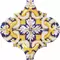 Настенный декор «Kerama Marazzi» Арабески Майолика 6,5x6,5 OP\A159\65000 орнамент, фото №1