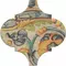 Настенный декор «Kerama Marazzi» Арабески Котто 6,5x6,5 OP\A164\65000 орнамент, фото №1
