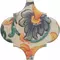Настенный декор «Kerama Marazzi» Арабески Котто 6,5x6,5 OP\A162\65000 орнамент, фото №1