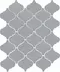 Настенная мозаика «Kerama Marazzi» Арабески глянцевый 30x26 65012 серый, фото №1