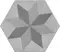 Напольная плитка «Kerama Marazzi» Пуату 23,1x20 SG23032N микс серый, изображение №4
