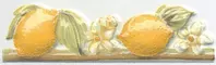 Настенный бордюр «Kerama Marazzi» Капри 9,8x3 TLA004H лимончики, фото №1
