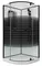 Душевая кабина «Grossman» GR270 100/100 низкий поддон прозрачная-рисунок/белая без крыши универсальная, фото №1