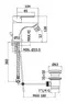 Смеситель для биде «Paffoni» Blu BLU135CR с донным клапаном хром, картинка №2