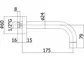 Излив к смесителю «Paffoni» Light ZBOC041CR 17,5 хром, картинка №2