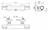 Смеситель для душа «Ideal Standard» Ceratherm T25 A7201AA с термостатом хром, картинка №2