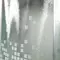 Душевая кабина «Deto» L-901 100/100 низкий поддон матовая с рисунком/белая с гидромассажем, фотография №7