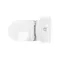Унитаз компакт «Sanita Luxe» Next Slim NXTSLCC01150622 белый с сиденьем дюропласт с микролифтом белое, фотография №3