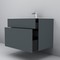 Мебель для ванной подвесная «Am.Pm» Inspire 2.0 80 матовый графит, фотография №3