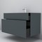 Мебель для ванной подвесная «Am.Pm» Inspire 2.0 100 матовый графит, фотография №3