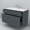 Мебель для ванной подвесная «Am.Pm» Inspire 2.0 100 матовый графит, фото №5