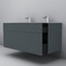 Мебель для ванной подвесная «Am.Pm» Inspire 2.0 120 матовый графит, изображение №4