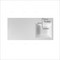 Раковина над стиральной машиной «СанТа» Лидер 100 с кроншейтнами искусственный камень белая левая, фотография №3