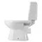 Унитаз компакт «Santek» Цезарь 1WH302415 белый с сиденьем дюропласт с микролифтом белое, фотография №3