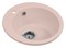 Мойка для кухни «AquaGranitEx» M-45 45/45 искусственный камень розовая, картинка №2