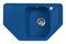 Мойка для кухни угловая «AquaGranitEx» M-10 80/50 искусственный камень синяя, фото №1