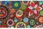 Придверный коврик «Fora» Фотопринт 60/40 бумажные цветы пластик, фото №1