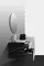 Тумба с раковиной «Black & White» U907.1200 (B&W U907.1200) подвесная белая матовая/Лорен голд, изображение №4